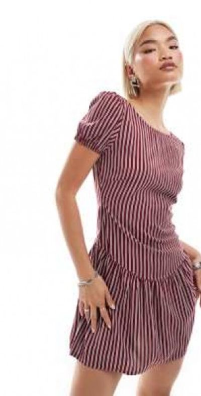 motel burgundy dress Motel kaido sequin knit midi dress in burgundy