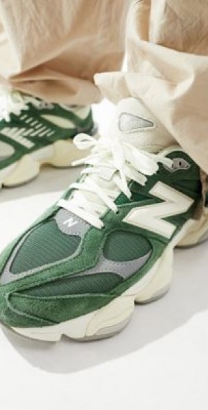 New Balance 9060 ホワイト/グリーンスニーカー New Balance Sneakers