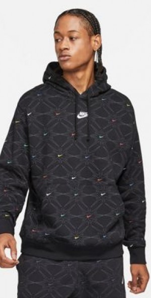 nike multi logo hoodie