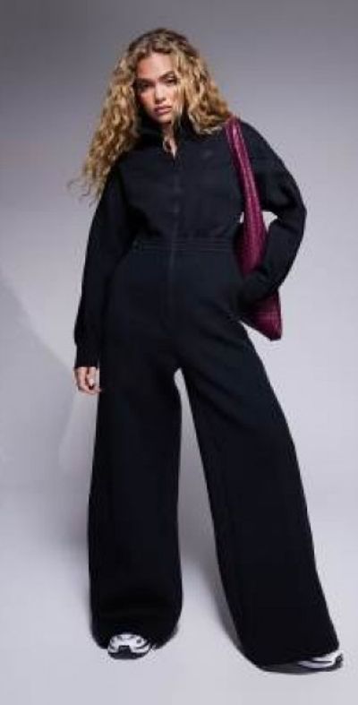 Nike Nike Tech Fleece jumpsuit in black