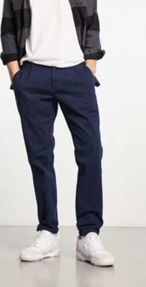 ONLY & SONS Heren Onsbrad Life Slim Check 0184 Pant Noos, zwart, 29W / 32L
