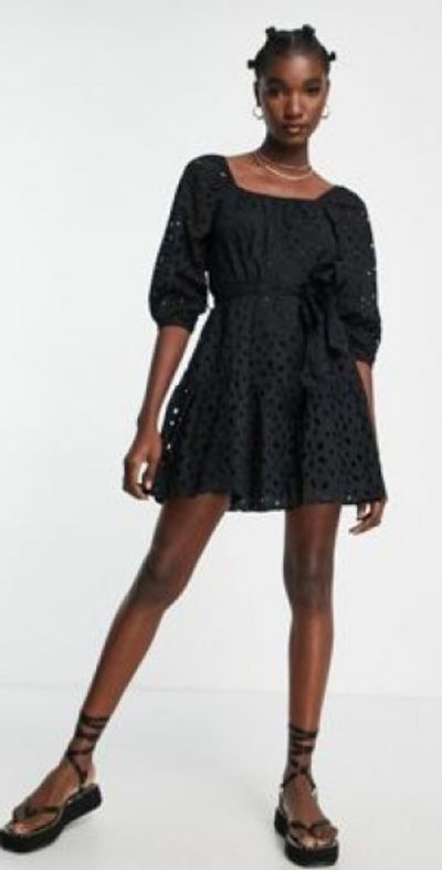 knee length dresses for ladies Long Sleeve Mini Dress