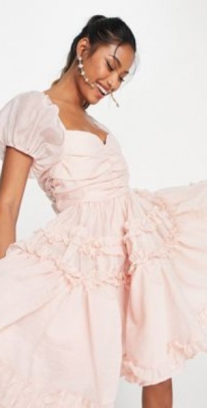 sister jane - Sister Jane Bridesmaid Dream short sleeve organza