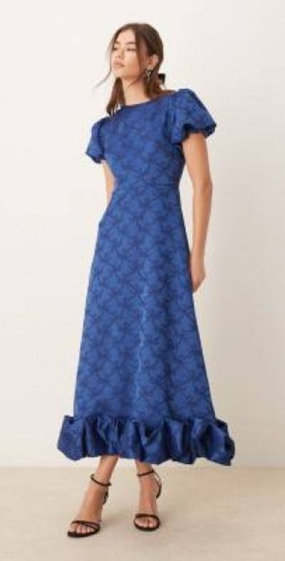 sachin and babi light blue dress The Best Fabrics for Bridal and Formal Dresses