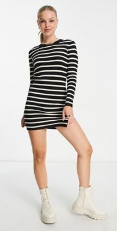 knit dresses for travel Evamari Knit Dress White White / S main image 0