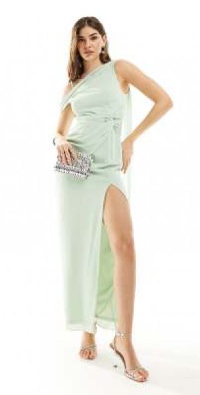 sachin and babi light blue dress MINT GREEN STRAIGHT FLOW DRESS – Menatique main image 1
