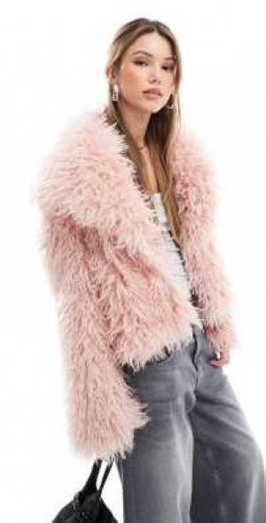 The Frolic - x Bella Stovey exclusive oversized collar mongolian
