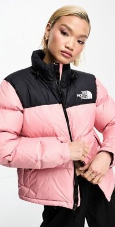 The North Face - 1996 Retro Nuptse down puffer jacket in pink-Black