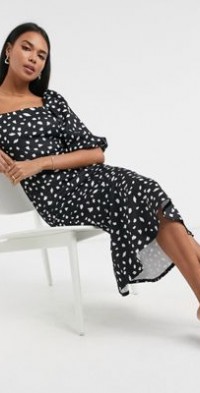 true violet polka dot dress