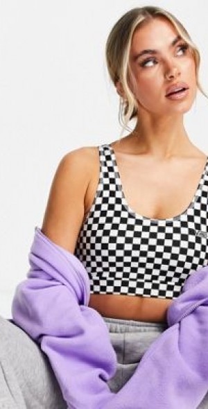 checkerboard bralette