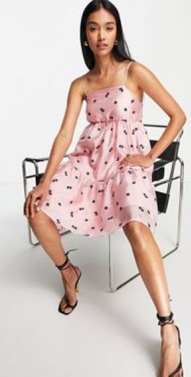 strapless open back dress Merigold Long Dress main image 1