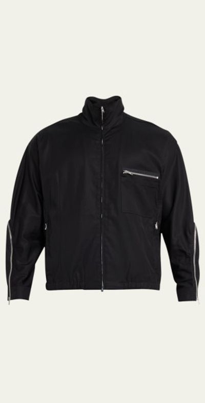 3.1 Phillip Lim Men's Curve-Zip Blouson Jacket