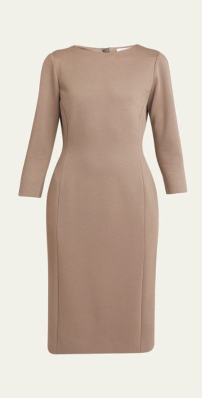 Agnona - Pencil Stretch Jersey Midi Dress Agnona - Pencil Stretch Jersey Midi Dress