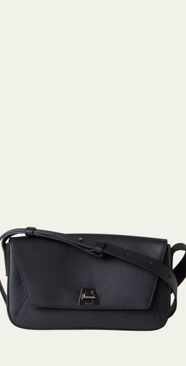 Akris Anouk Lite Flap Leather Crossbody Bag