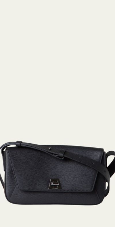 Akris Anouk Lite Flap Leather Crossbody Bag