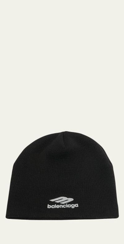 Balenciaga Men's 3B Sports Icon Skiwear Beanie Hat