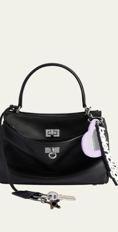 Balenciaga Rodeo Mini Leather Top-Handle Bag