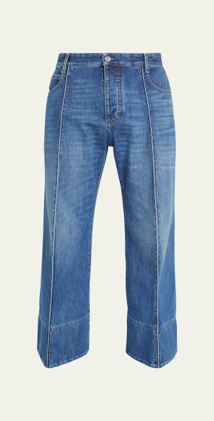 Bottega Veneta - Men's Curved Jeans with Center Seam
