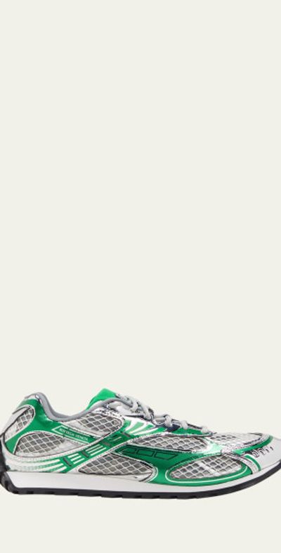 Bottega Veneta Men's Orbit Technical Fishnet Sneakers
