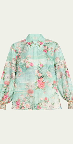 Jemima Curved Collar Shirt