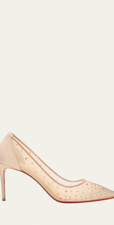 Christian Louboutin Follies Strass Red Sole Pumps