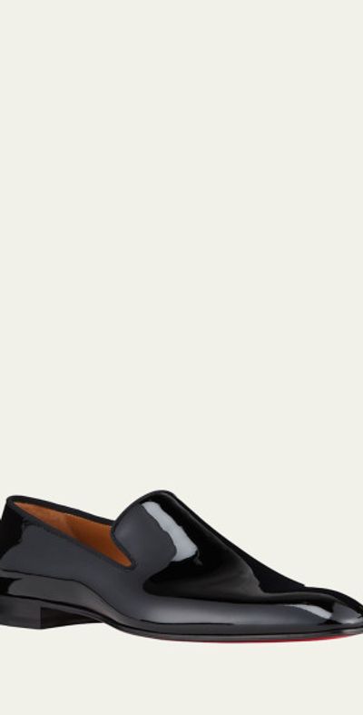 Christian Louboutin Men's Dandelion Patent Leather Loafers