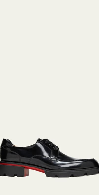 Christian Louboutin - Men's Our Georges L Leather Derby Shoes Christian Louboutin - Men's Our Georges L Leather Derby Shoes
