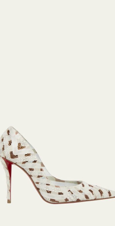 Christian Louboutin Miss Z Strass Red Sole Pumps
