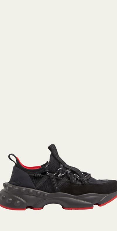 Christian Louboutin Trailrun Donna Red Sole Runner Sneakers