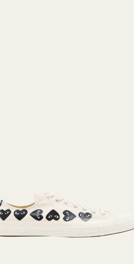 Comme des Garcons x Converse Men's Chuck 70 Multi Heart Low-Top Sneakers