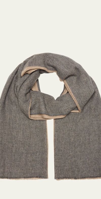 Denis Colomb Half + Half Cashmere Stole