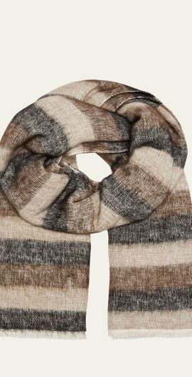 Denis Colomb Hokkaido Striped Shawl