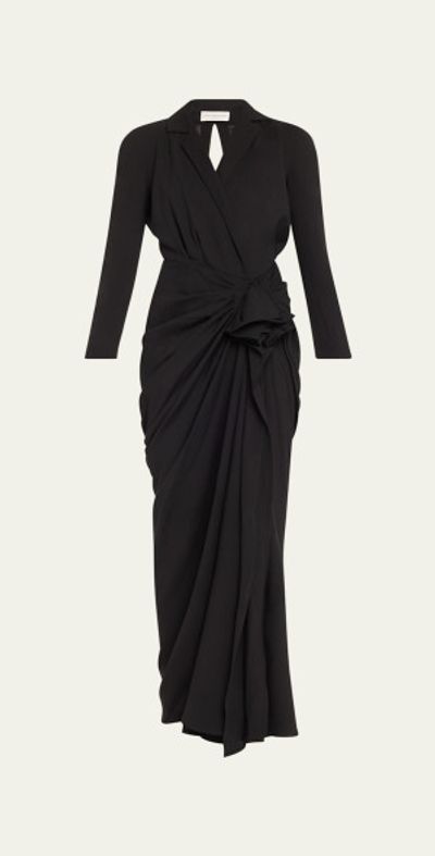 backless wool dress no 2341 / Gina main image 1