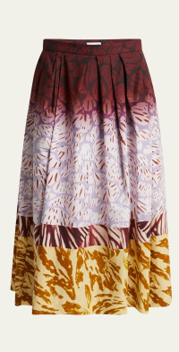 Dries Van Noten - Houndstooth pencil skirt