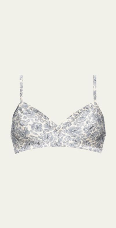 Eres Cueillette Floral-Print Triangle Bralette