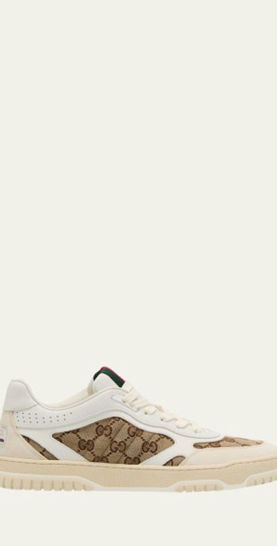 Gucci ReWeb GG Low-Top Leather Sneakers