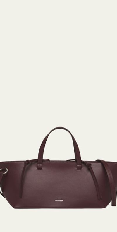 Jil Sander Bateau Small Calfskin Tote Bag