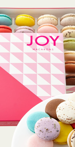 JOY Macarons - Set of 24 Assorted Macarons