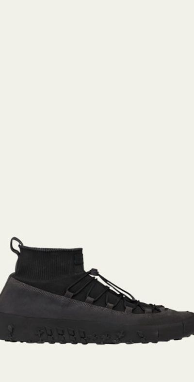 LEMAIRE Men's Vibram Lace-Up Tech Sneakers