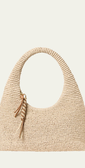 Loeffler Randall Smocked Mini Hobo Bag in Red - Pre-owned