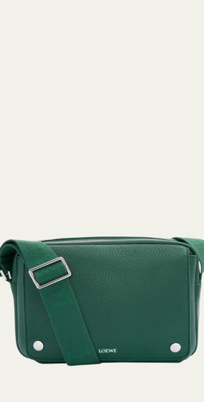 Loewe Men's XS Pebble Leather Messenger Bag