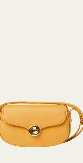 Loro Piana Ghiera Mini Leather Shoulder Bag