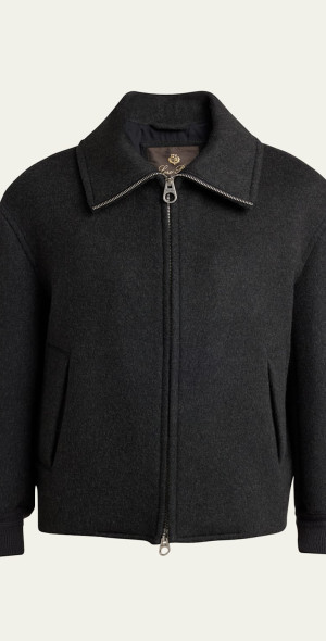 れ*ん様 trisect2 wool Lolo Piana Jacket Loro Piana - Men's Marius Wool Zip Jacket