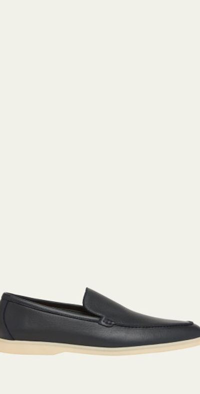 Loro Piana Men's Summer Walk Elk Leather Loafers