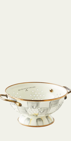 MacKenzie-Childs - Sterling Check Small Colander