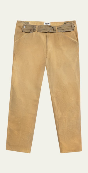 Magliano - Men's Canvas Contrast-Belt Workwear Pants