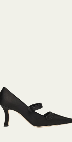Escarpins Manolo Blahnik Mary Jane édition Limitée Léopard - Taille 38, Fourrure, Neufs