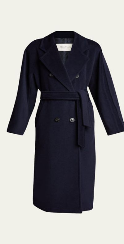Max Mara Madame Belted Wool/Cashmere Coat