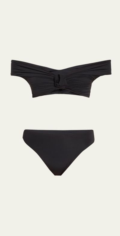 MAYGEL CORONEL Sauco Off-Shoulder Two-Piece Swimsuit