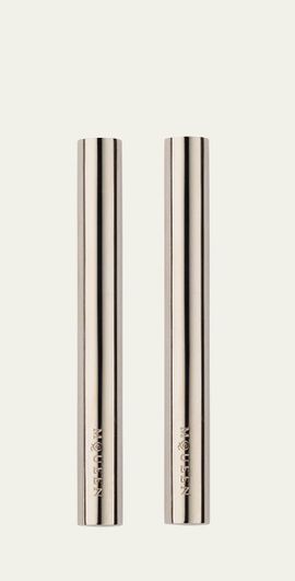 McQueen Logo Cross Bar Earrings